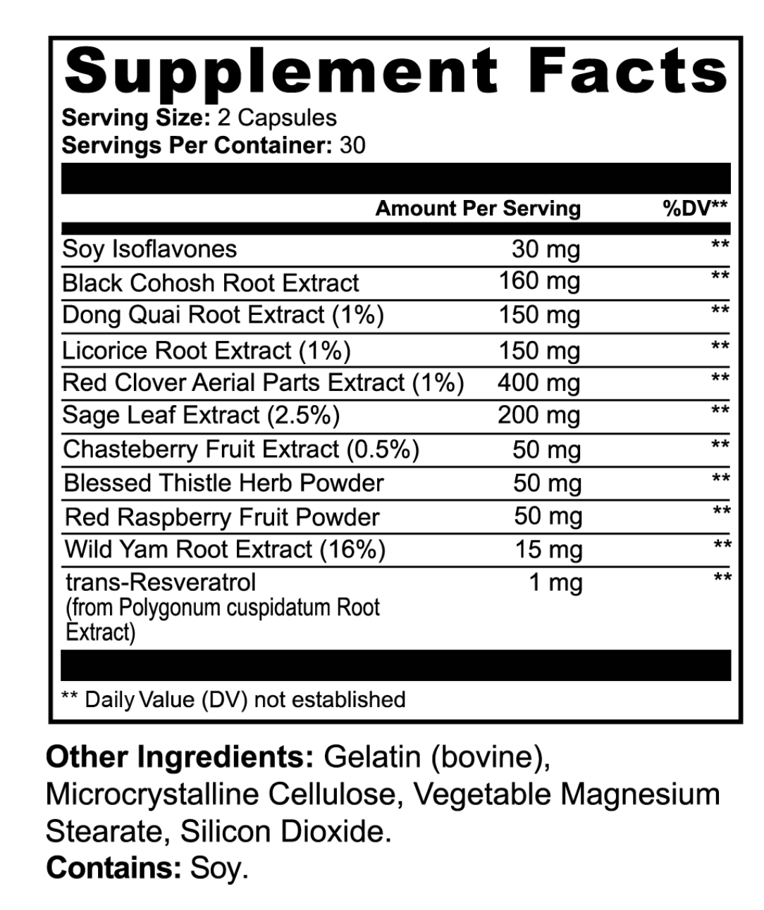 Women's Vitality Formula