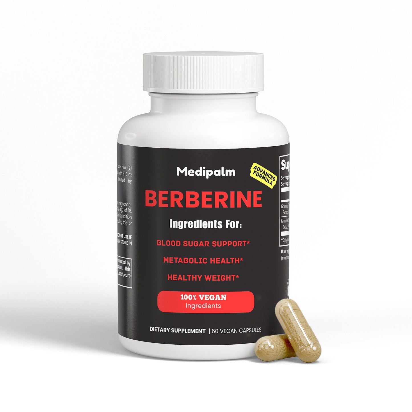 Naturally Sourced Berberine (30 Servings)