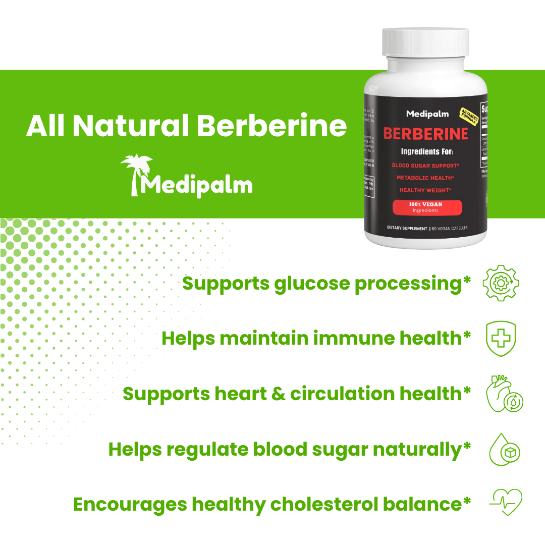 Naturally Sourced Berberine (30 Servings)