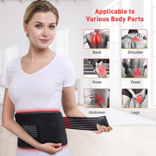 Red Light Therapy Belt – Infrared Red Light Therapy for Full Body, Back Pain and Shoulders