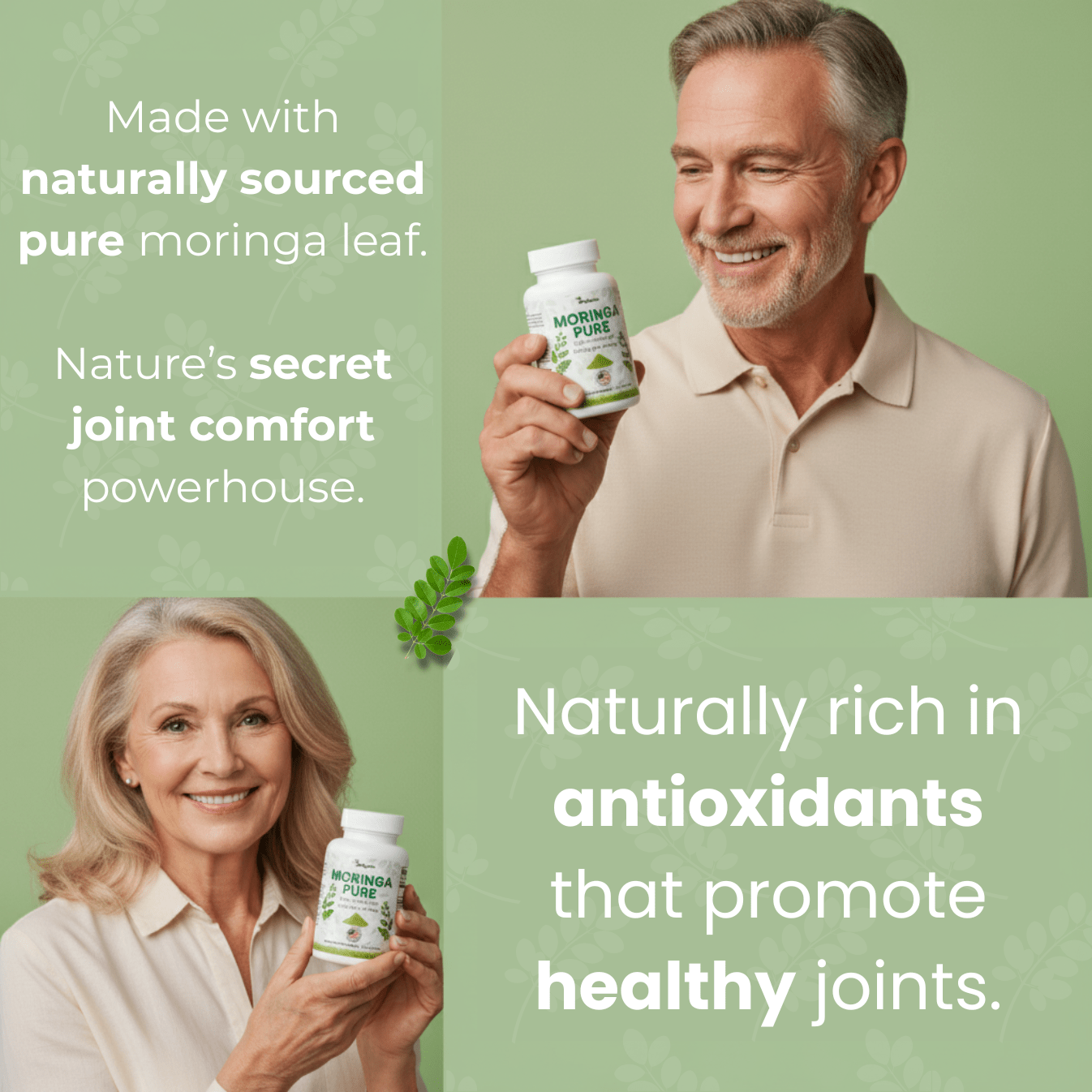 Pure Moringa Capsules (800 mg)